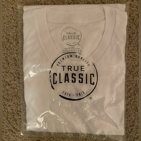 NWT True Classic T-Shirt White - Picture 8 of 8